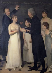 Abbe Roch-Ambroise Cucurron Sicard Teaching Children Sign Language, 1806